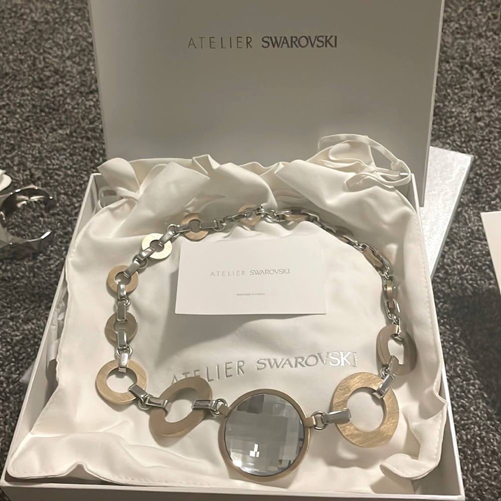 Brand New Atelier Swarovski Necklace Collar